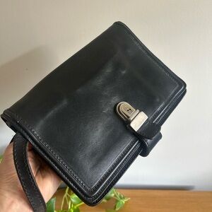 Vintage Ca.Gi Black Genuine Leather Wallet Made in Italy